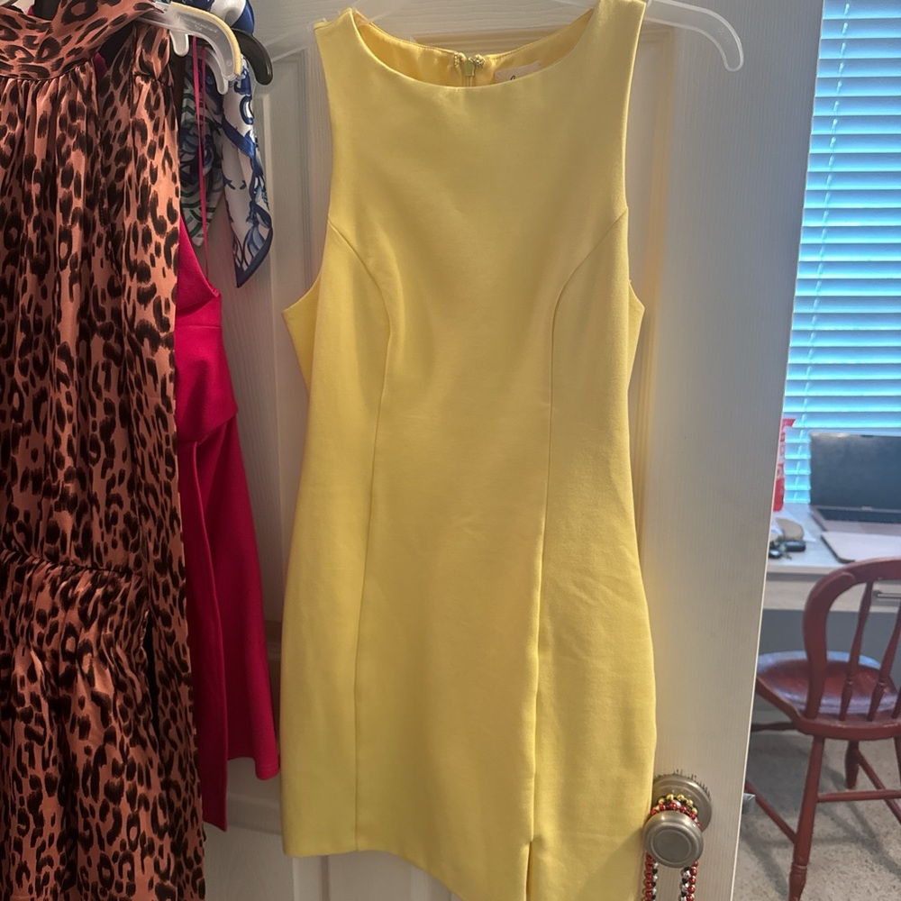 Lena Sunny Yellow Mini Dress
